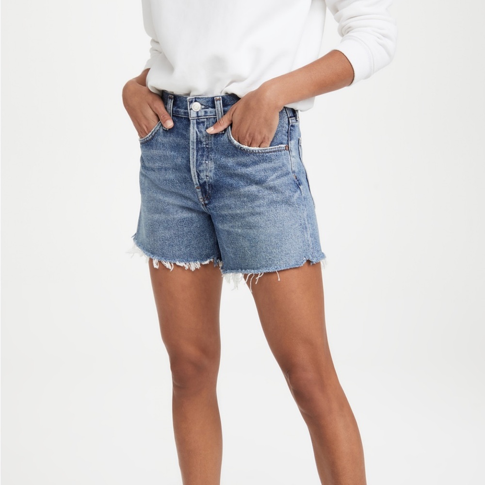 Agolde Women's Blue Jean Shorts